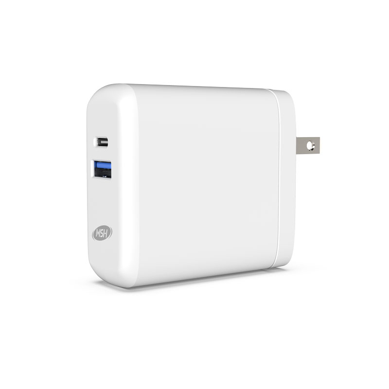 PD65W+QC3.0 Dual USB wall charger travel charger MSH-TR-308