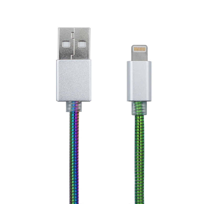  2.1A USB charging cord Aluminum alloy cable for charging data cable