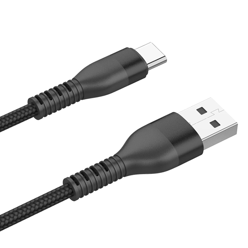 Factory nylon braided fast charger cable 3A type C cable fast charging丨MSH
