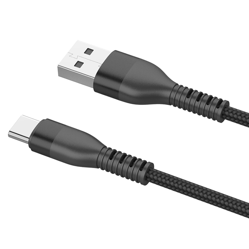 Factory nylon braided fast charger cable 3A type C cable fast charging丨MSH