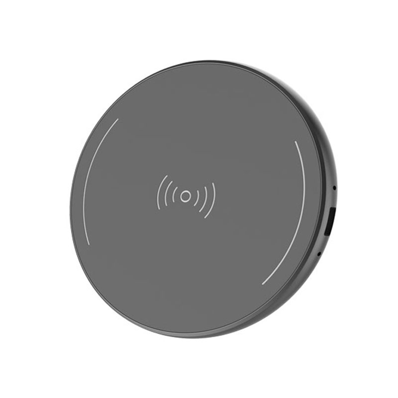 10W Ultra Slim Aluminum Wireless charger QI certificate MSH-WI-012