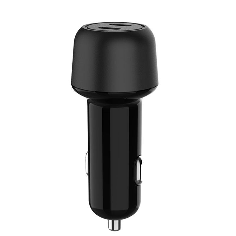 PD 25W Dual Usb Smart Car Charger 2 Port Mini Type-C Car Mobile Charger