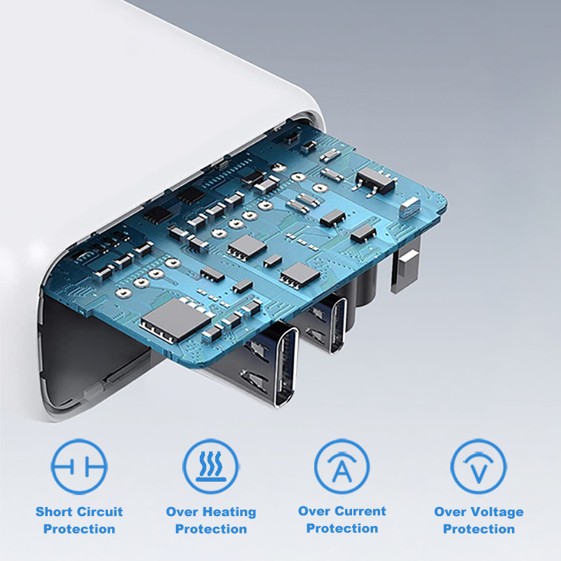 PD 25W And PD 20W USB C Dual Ports Fast Wall Charger丨MSH