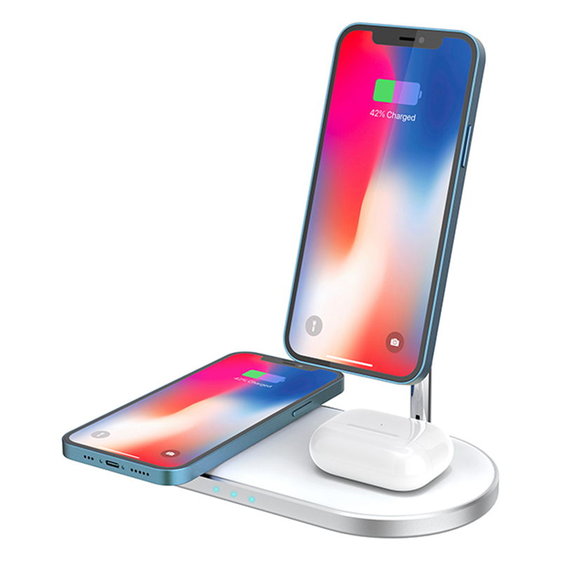 3 in 1 Magnetic Fast Wireless Charger Stand 30W for iPhone & Airpods 