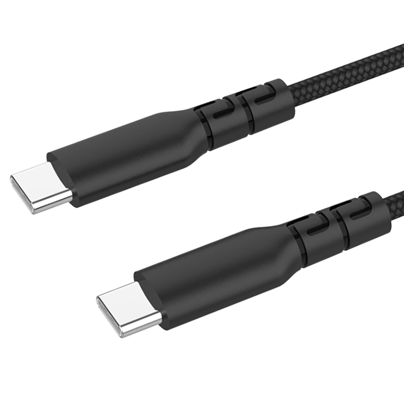 100w fast charging charger data USB C-type cable, nylon 3A 5A charging cable丨MSH
