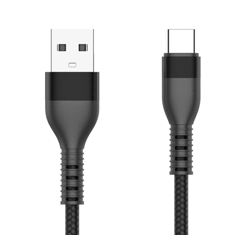 Factory nylon braided fast charger cable 3A type C cable fast charging丨MSH