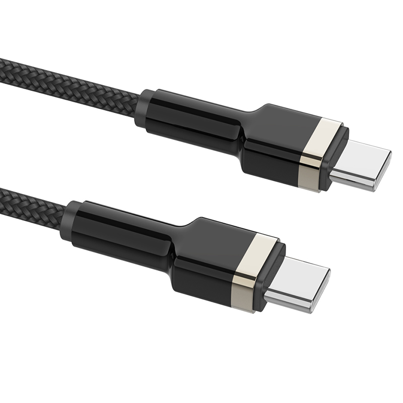 USB C to USB C Mobile Phone Charger Cable Fast Charging Braided Data Cable丨MSH
