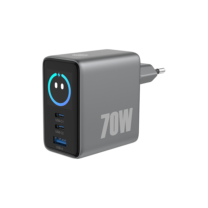 70W TFT display GaN Charger 