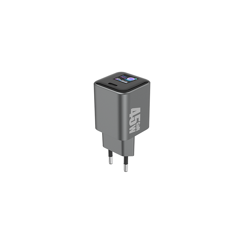 45W Mini TFT display GaN Charger